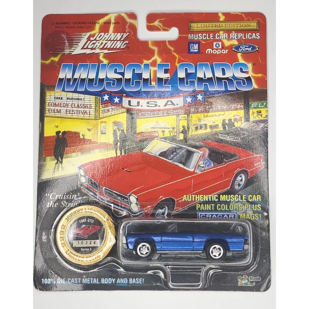 1994 Johnny Lightning Muscle Cars USA 1965 GTO Series 5 Dark Blue HW20 10324